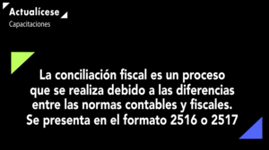 planeación y preparación de la conciliación fiscal AG 2022