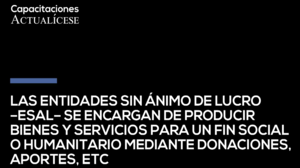 Cierre contable y fiscal en las entidades sin ánimo de lucro –Esal– 